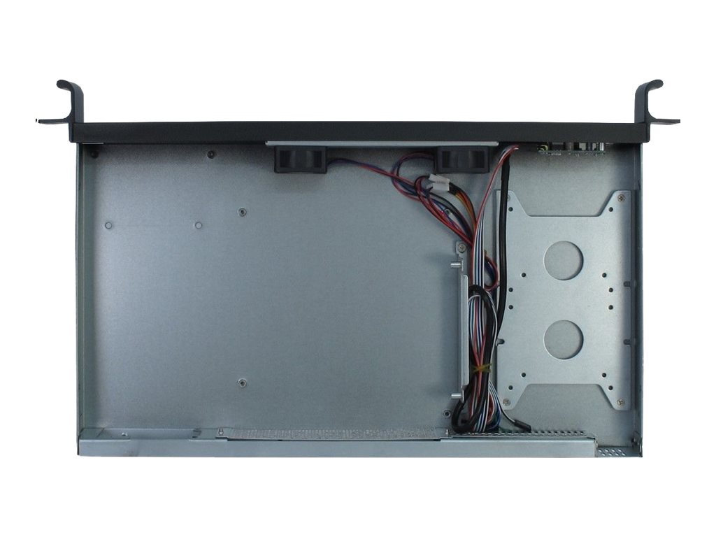Inter-Tech K-126L 1U Mini-ITX Server-Gehäuse Schwarz