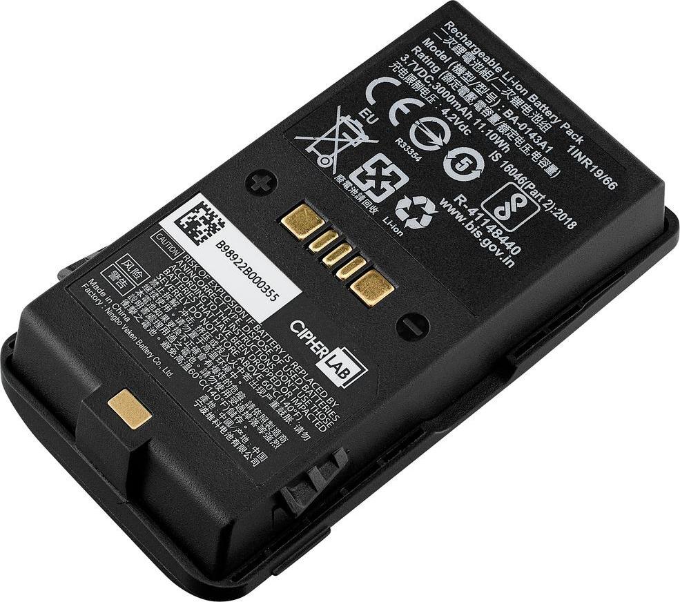 CipherLab Ersatzakku Ersatzakku, 3000mAh, passend für: RK95 (KBCENT1300503)