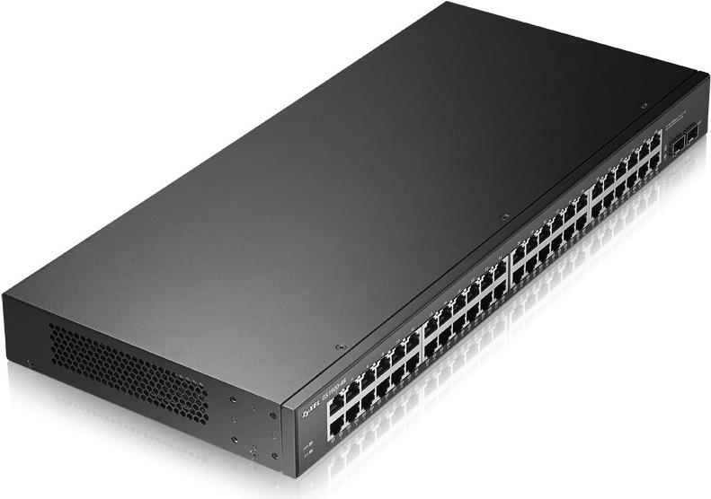 Zyxel GS1900-48 Smart Switch 48-Port Gigabit L2 Rackmount Schwarz