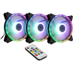 Inter-Tech Argus RS-07 Computergehäuse Ventilator 12 cm Schwarz - Weiß (88885537)