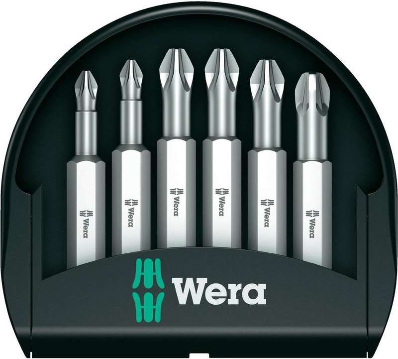 Wera Kreuzschlitz-PZ Bits Mini-Check PZ 50 mm 6tlg. (05056471001)