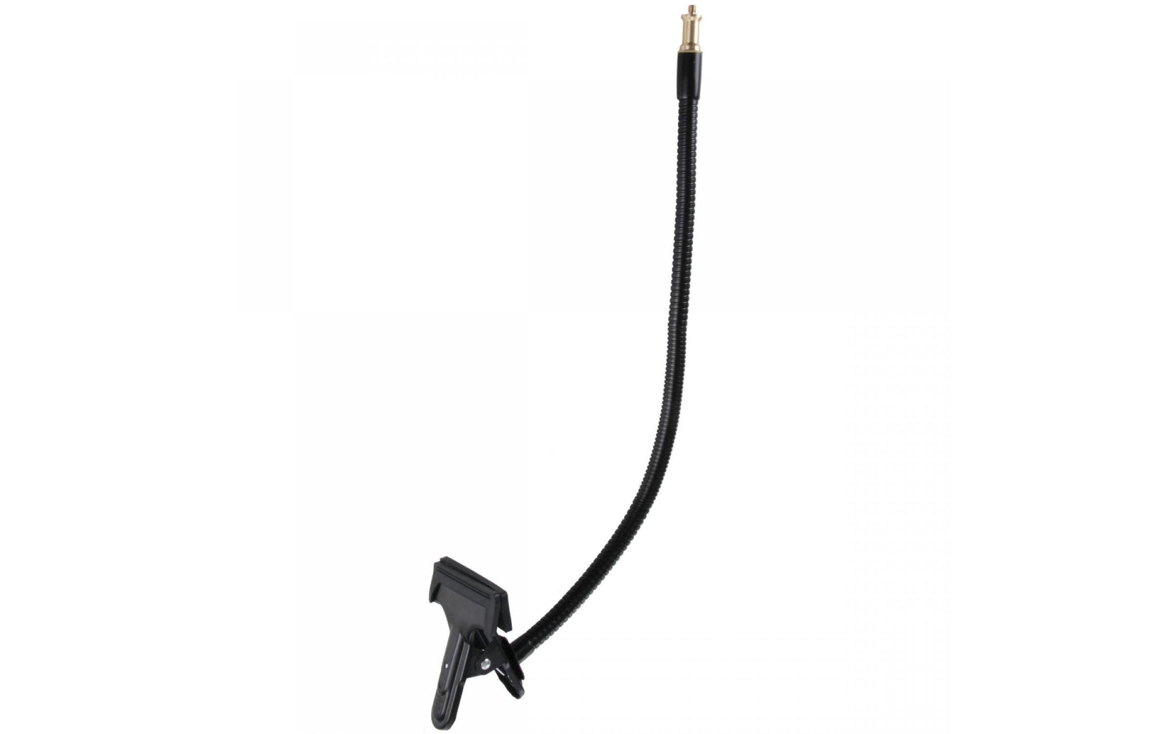Walimex Schwanenhals mit 1/4" Gewinde und Clip Schwarz