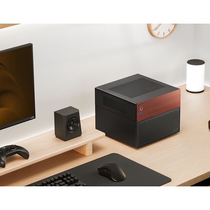 Jonsbo N4 NAS Micro-Tower Schwarz