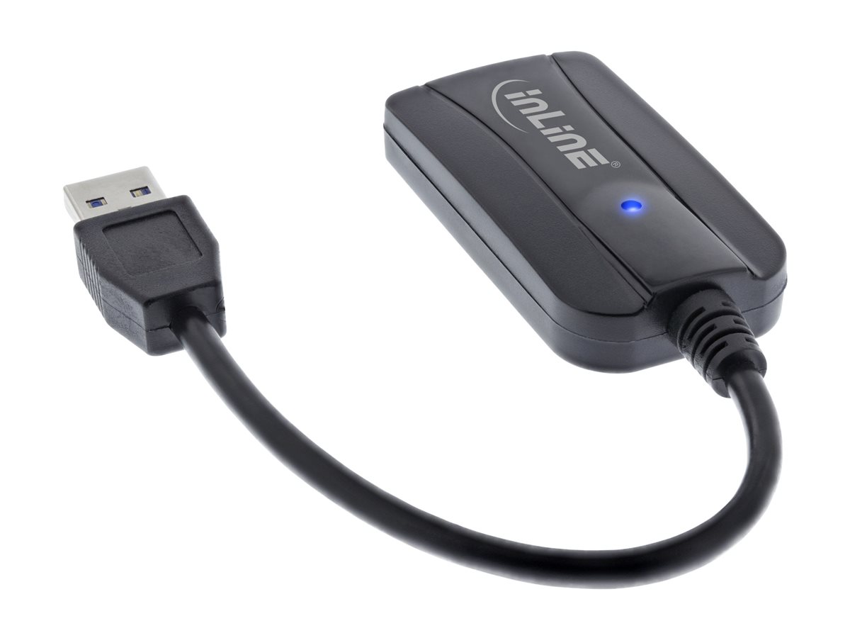 InLine 66772A Kartenleser extern USB 3.1 Gen 1 USB-A Schwarz