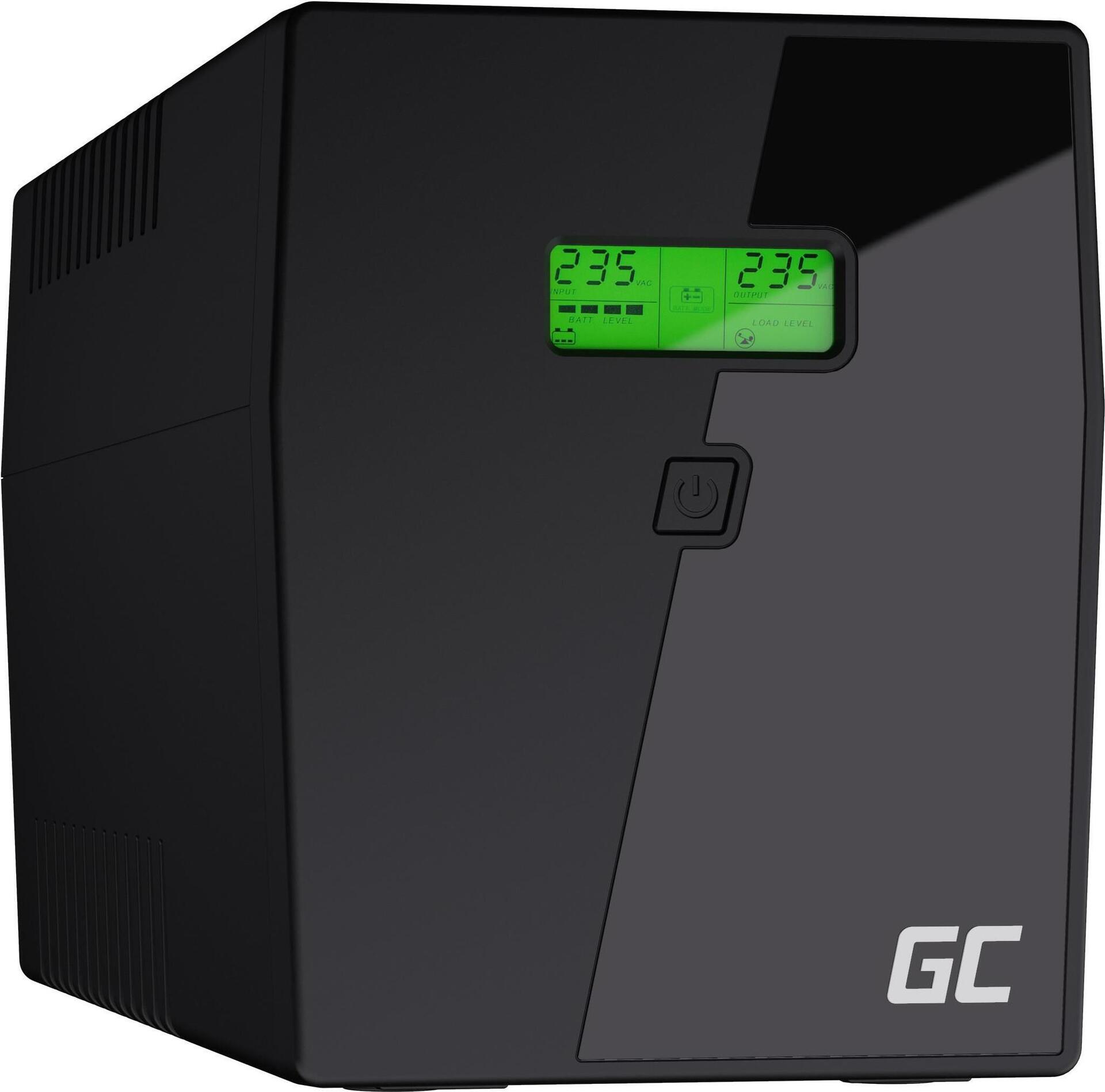 Green Cell UPS Micropower 1500VA 1500 VA 900 W Schwarz