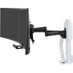 Ergotron TRACE Befestigungskit (Griff, Basis, Hubsäule, Verlängerungsarm, Bogen, 2 Schiebegelenke, 2-teilige Tischklemme) (45-631-216)