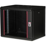 ROLINE 19 Zoll Wandgehäuse Pro 9 HE 450x600 BxT schwarz - Wandgehäuse (26.21.0172)