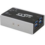 EXSYS GmbH Kleinster 4-Port USB 3.2 Gen 1 Metall HUB, 15KV ESD Schutz, -40°C bis +85°C (EX-1181HMS-WT)