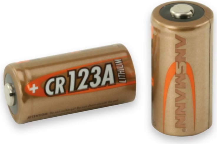 ANSMANN Fotobatterie CR-123A Lithium Ansmann CR123 1375 mAh 3 V 6 St.