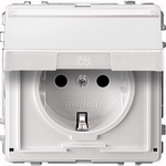 Merten MEG2312-7219. Buchsen-Typ: CEE 7/3, Unterstützte Stecker-Typen: CEE 7/4. Produktfarbe: Weiß. Eingangsspannung: 250 V, Stromstärke (maximal): 16 A (MEG2312-7219)