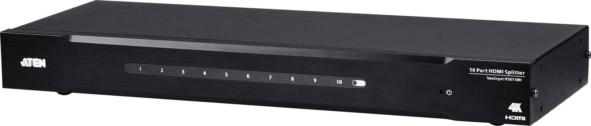 ATEN VanCryst VS0110HA 4K HDMI-Splitter 10-fach Schwarz
