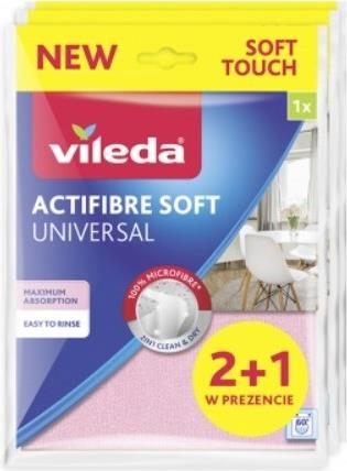 Vileda ACTIFIBRE Soft Universal Weiches Tuch 2 +1 Stk. (177450)