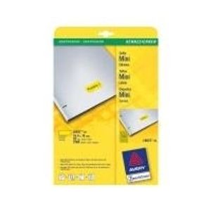 Avery L6037 - Etiketten - Gelb - 10 x 25,4 mm - 3780 Stck. (20 Bogen x 189) (... - Avery L6037 - Etiketten - Gelb - 10 x 25,4 mm - 3780 Stck. (20 Bogen x 189) (...