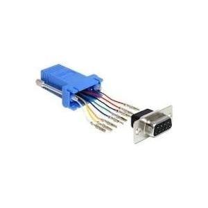 Delock Adapter D-Sub 9 Pin Buchse > RJ45 Buchse Montagesatz (65430)