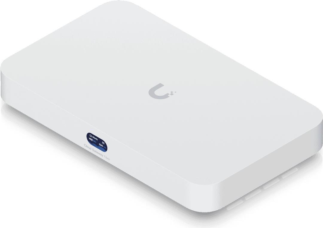 Ubiquiti UniFi Cloud Gateway Fiber • UniFi OS Console • 1x 10 GbE • 4x 2,5 GbE • 2x SFP+ • UCG-Fiber (UCG-Fiber)