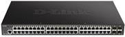 D-Link Switch / 52-Port Smart Managed PoE Gigabit Stack Switch, dlink green 3.0, 24x 10/100/1000Mbit/s TP (RJ-45) PoE Port, 802.3at Power-over-Ethernet bis 30 Watt Leistung pro Port, 2x 1000Mbit/s Fiber (SFP) Slot, 2x 10Gbit/s Fiber (SFP+) Slot für Uplink oder S (DGS-1250-52XMP)