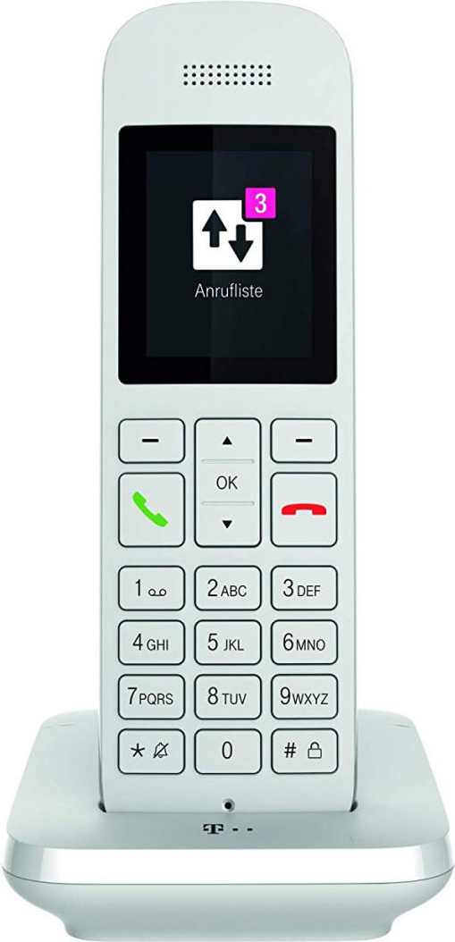 Sinus 40844149 Deutsche mit Rufnummernanzeige Telekom Schnurlostelefon 12