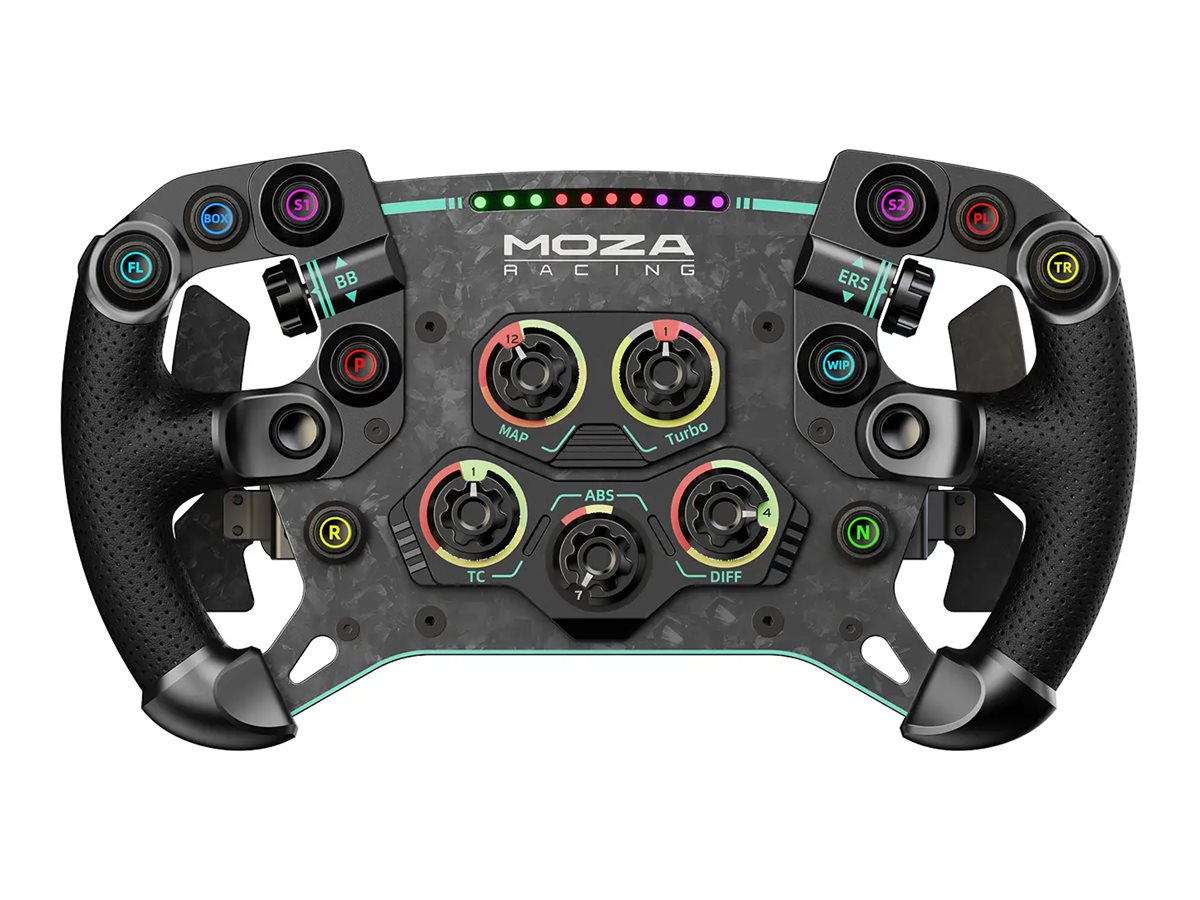 Moza Racing GS V2P GT Lenkrad kabellos & kabelgebunden für PC Schwarz