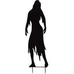 EUROPALMS Silhouette Metall Zombie Frau, 135cm (83505106)