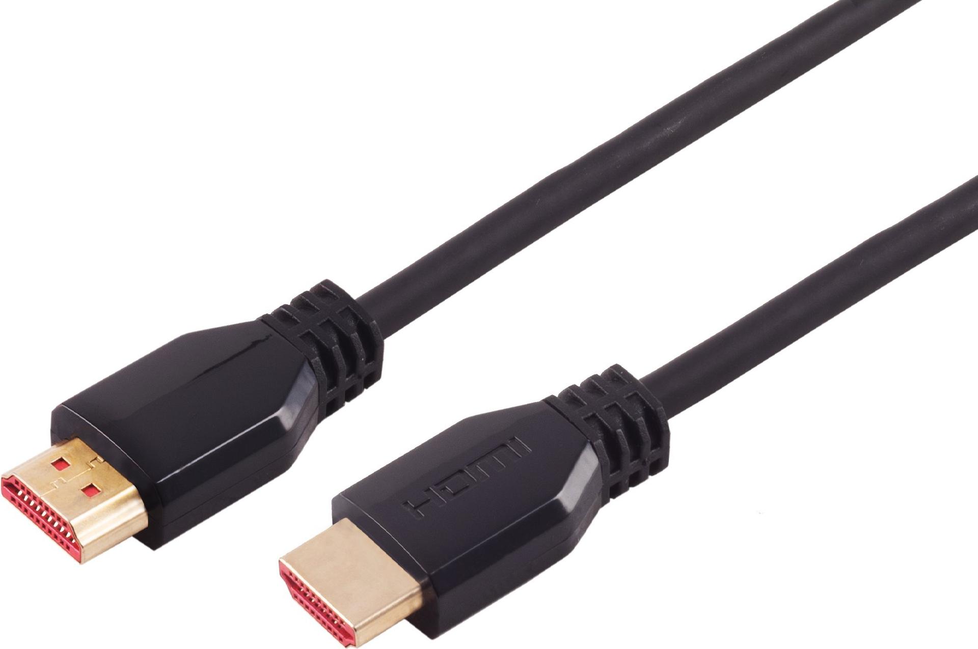 S/CONN maximum connectivity Ultra HDMI Kabel 10K PVC schwarz 7,5m High Speed Ethernet