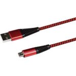 2GO 795945 USB Kabel 1 m USB B Micro-USB B Rot (795945)