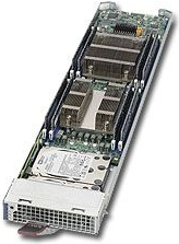 SuperMicro MBI-6128R-T2X-PACK, MicroBlade, dual Intel Haswell-EP (1 Xeon Node), dual 10Gb/s, 2 SATA, sgl. Pac (MBI-6128R-T2X-PACK)