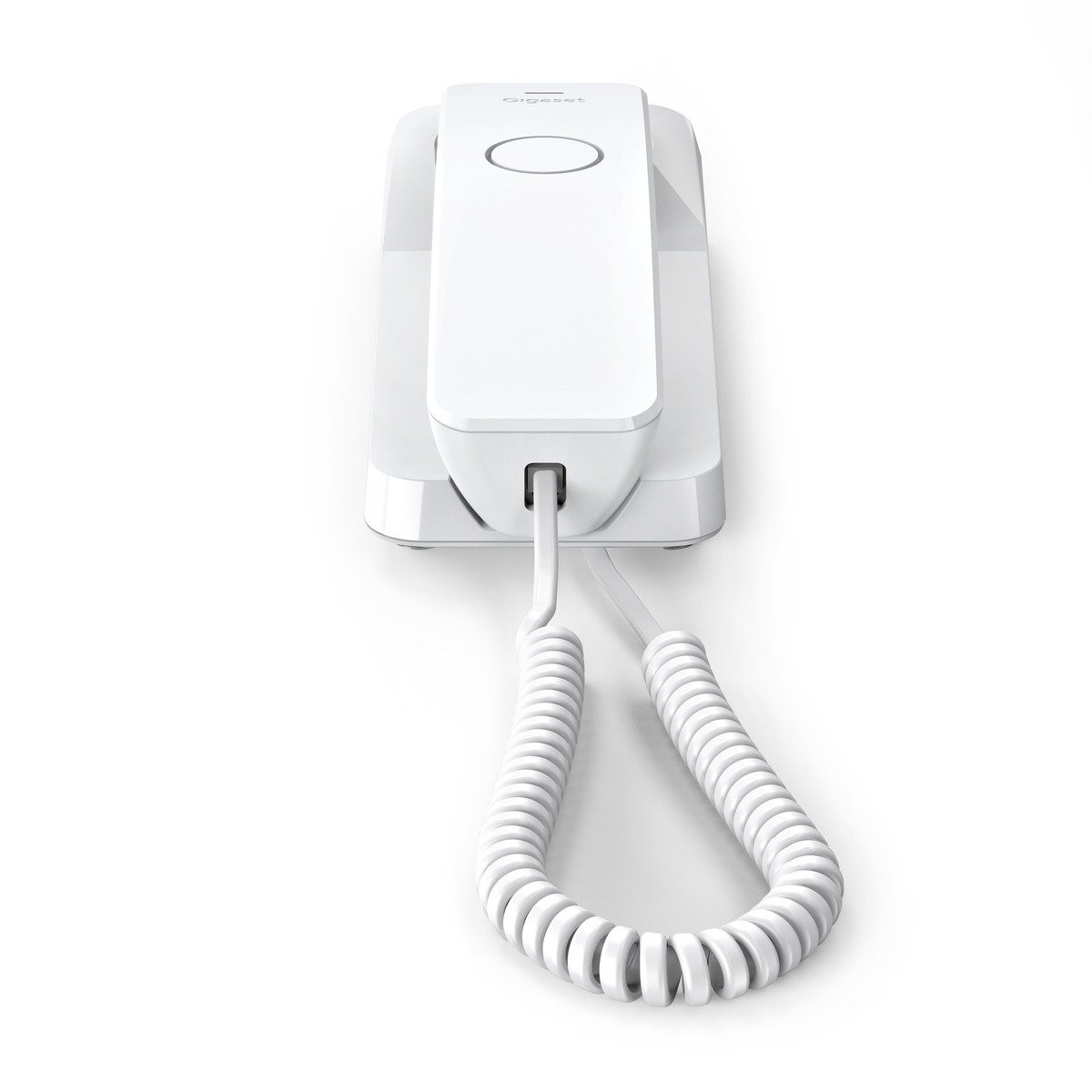 Gigaset Desk 200 Analoges Telefon mit Schnur 10 Eintragungen Weiß