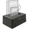 DeLOCK - HDD-Dockingstation Schächte: 2 - SATA 6Gb/s - 6 Gbit/s - USB 3,1 (Gen 2) - Schwarz (63957)