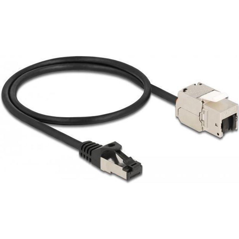 Delock Netzwerkverlängerungskabel RJ-45 M bis RJ-45 W Keystone 87025 