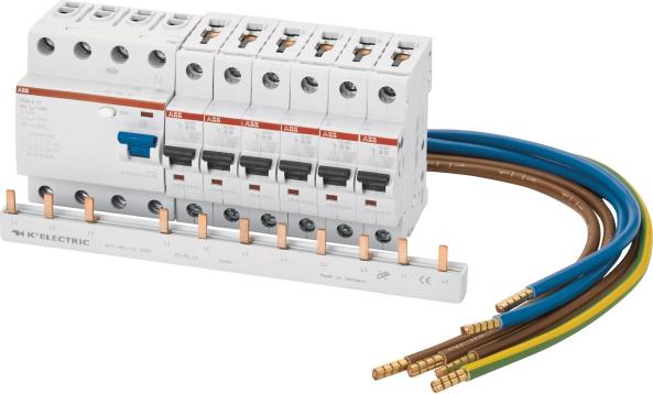 f-tronic Verdrahtungspaket 6xLS VF-Set B16A 1polig 1xFi40/0,03A 7110391 1 (7110391)