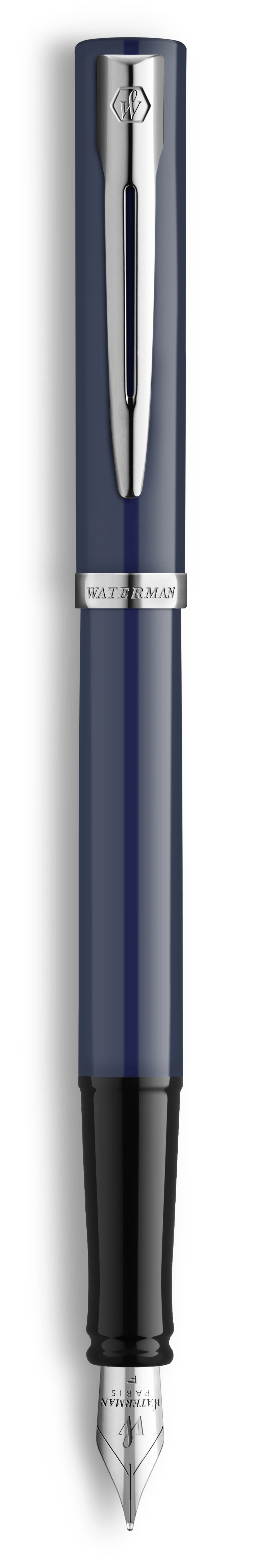 WATERMAN IMPRESSION Füllfederhalter Blauer Lack CT M Blau Geschenkbox