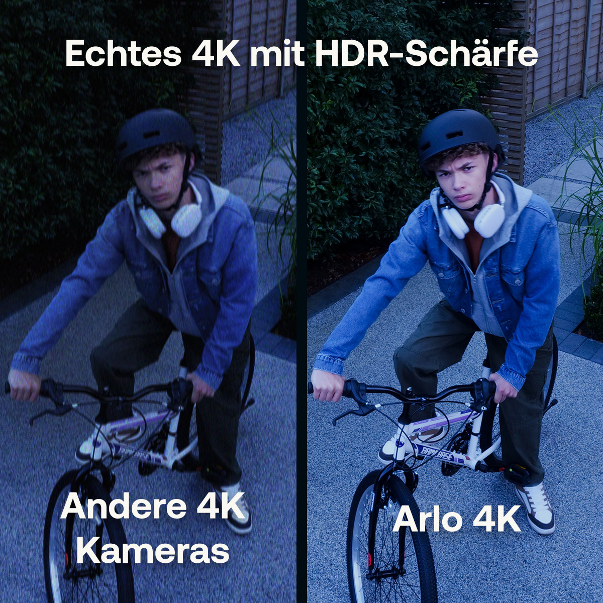 Arlo Ultra 3 2-Kamera-Set Netzwerk-Überwachungskamera mit Solarpanel