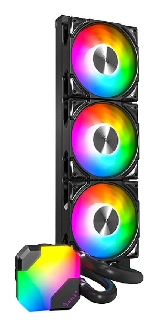MONTECH HyperFlow ARGB 360 AiO-Wasserkühlung Schwarz