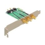 DeLOCK Mini PCI Express > PCI Express x1 + 3 RP-SMA Ports - Riser Card (89294)