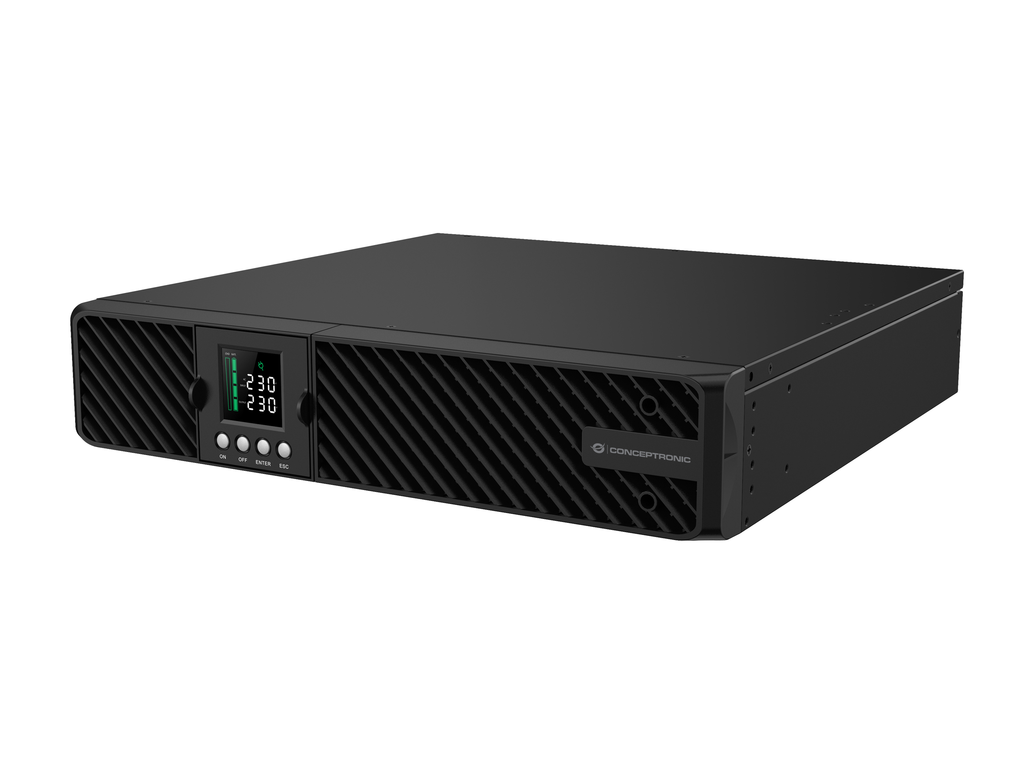 Conceptronic ZEUS51E2K 2000 VA 2000 W Online USV Schwarz