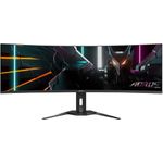 Gigabyte Dis 49 GBT AORUS CO49DQ DQHD 144hz OLED - 0,03ms,HDMI,DP,USB3.0,USC-C,SP,FS,HDR400  (AORUS CO49DQ-EK)