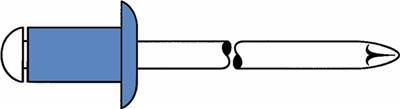 GESIPA Blindniet Stahl/Stahl 4x16mm dxl f.8,5-12,0mm GESIPA Flachrundkopf (6310486)