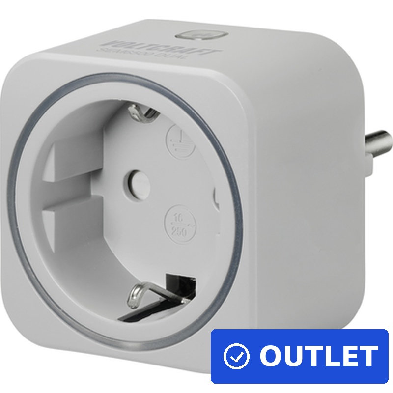 VOLTCRAFT SEM6500 DUAL Energiekosten-Messgerät inkl. Funksteckdose, Datenexport, Datenloggerfunktion, Kostenprognose, TRMS, Stromtarif einstellbar, mit (VC-14455755) (geöffnet)
