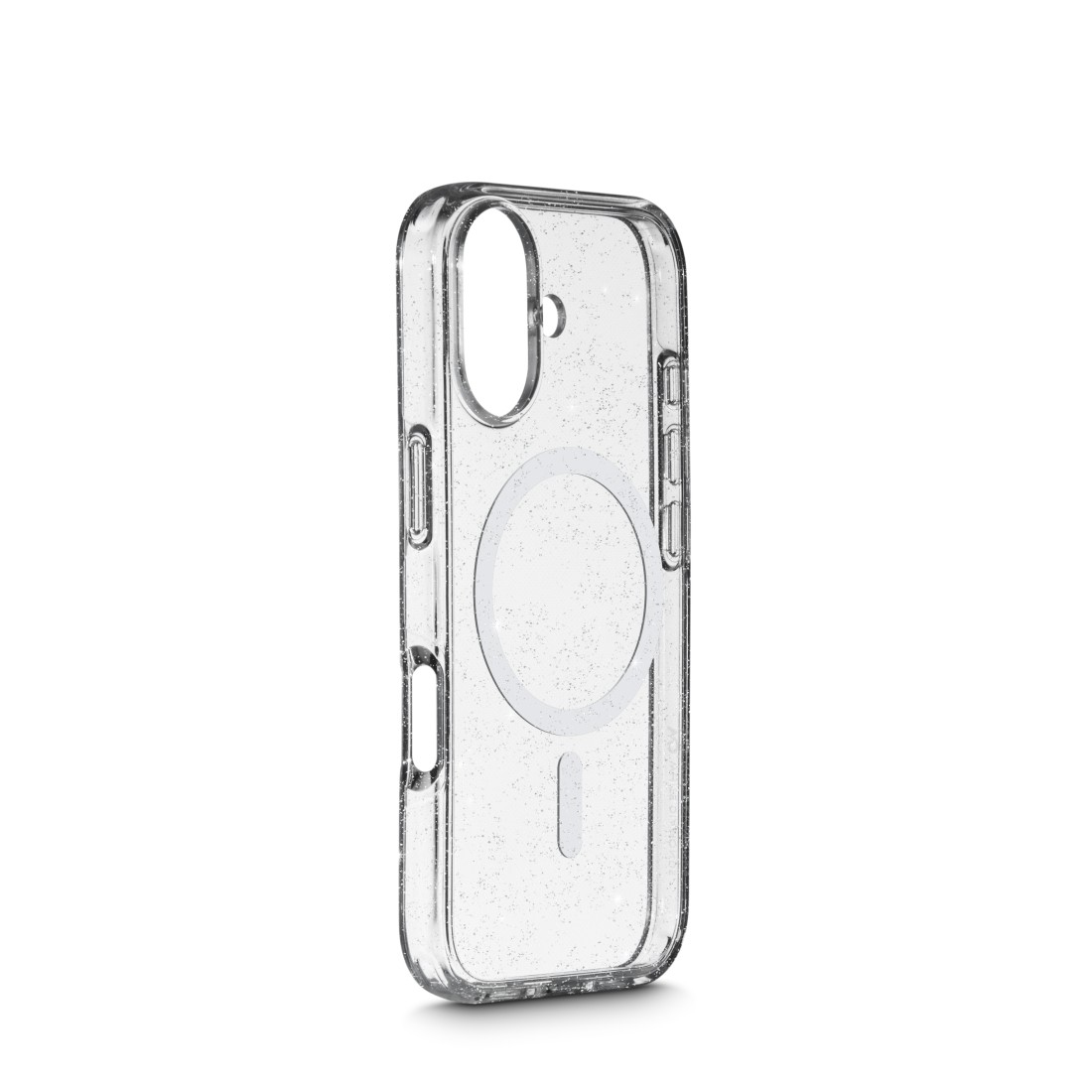 White Diamonds Cover Mag Glitter für Apple iPhone 17 6.3" Transparent