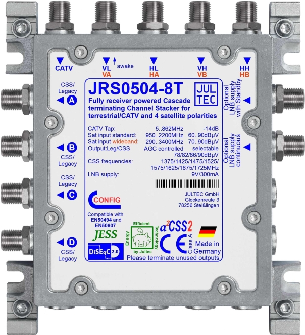 Jultec EinkabelmultischalterJRS0504-8T5 auf 4/8UB (JRS0504-8T)