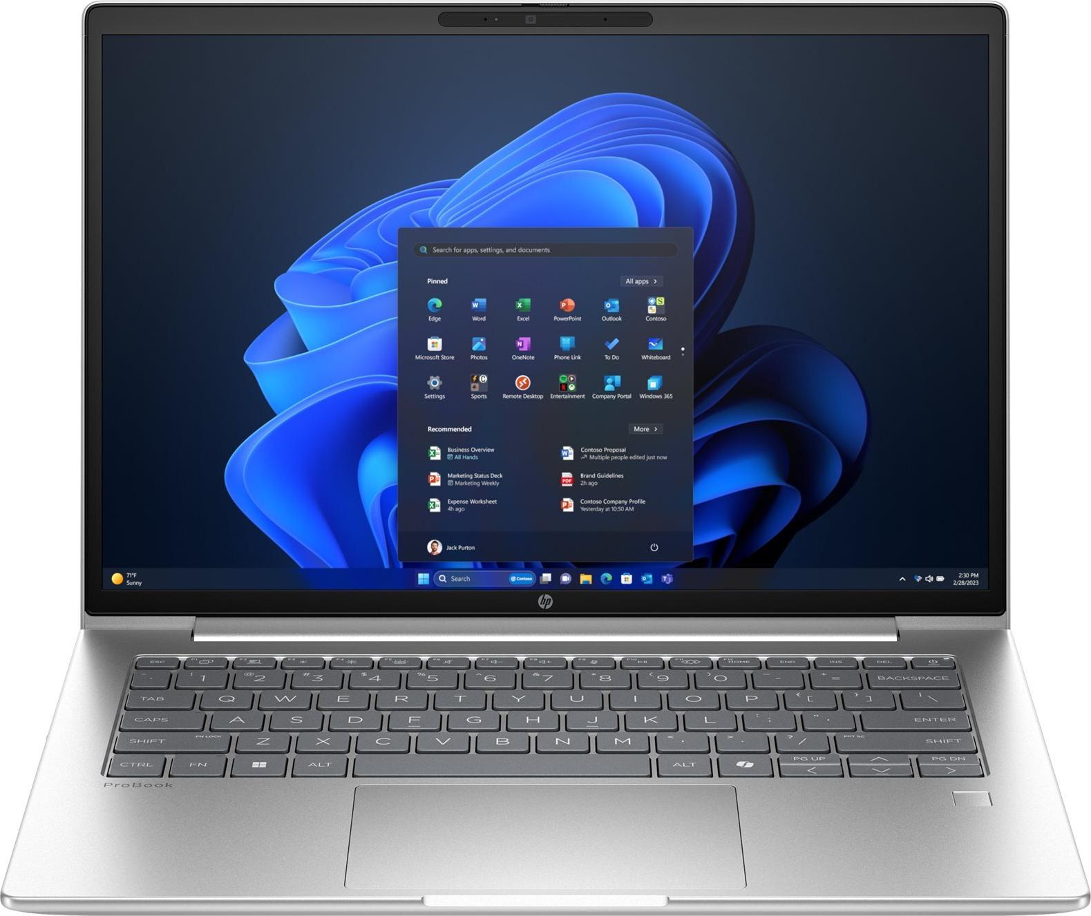 HP ProBook 4 G1a 14" 24 GB RAM 512 GB SSD Hecht-silberfarben