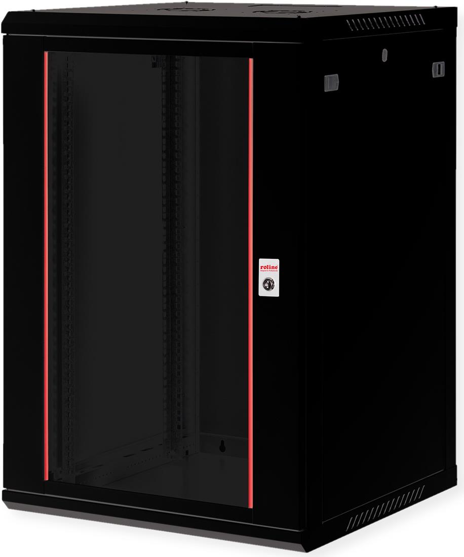 ROLINE 19 Zoll Wandgehäuse Basic Plus 600x600 BxT schwarz - Wandgehäuse (26.21.0293)