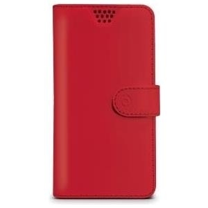 Celly WALLYUNIMRD 10,20cm (4") Geldbörsenhülle Rot Handy-Schutzhülle (WALLYUNIMRD)