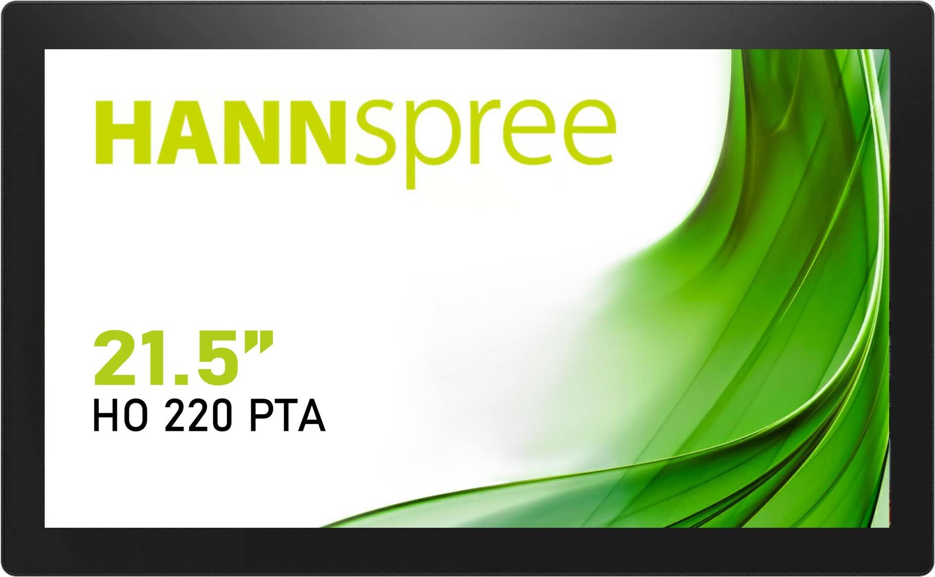 Hannspree Open Frame HO 220 PTA Interaktiver Flachbildschirm 54,6 cm (21.5" ) LED 400 cd/m² Full HD Schwarz Touchscreen [Energieklasse E] (HO220PTA)