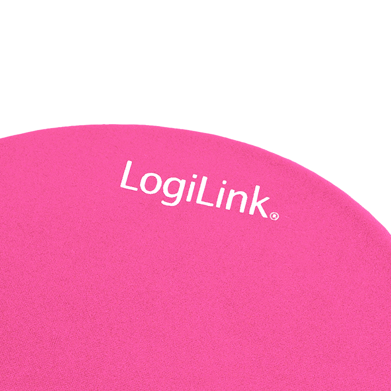 LogiLink GEL Mauspad mit Handgelenkauflage Pink