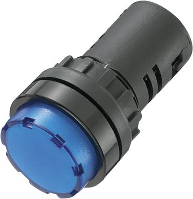 TRU COMPONENTS LED-Signalleuchte Blau 24 V/DC, 24 V/AC AD16-22ES/24V/B (140409)