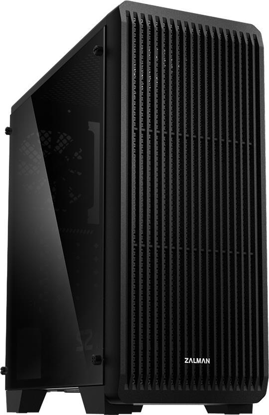 Zalman S2 TG - Midi Tower - PC - Kunststoff - Stahl - Gehärtetes Glas - Schwarz - ATX - micro ATX - Mini-ITX - Festplatte - Leistung (S2 TG)