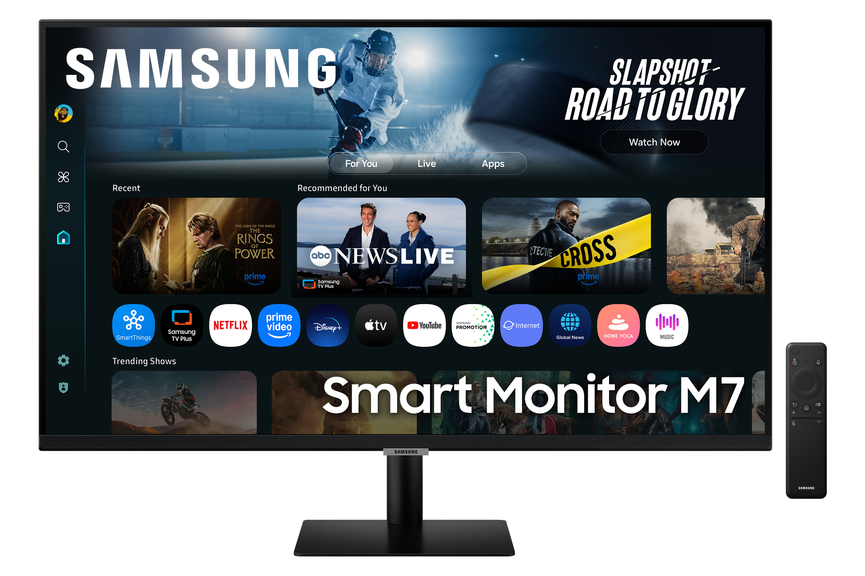 Samsung M7 M70F Monitor 32" 3840 x 2160 4K Ultra HD Schwarz