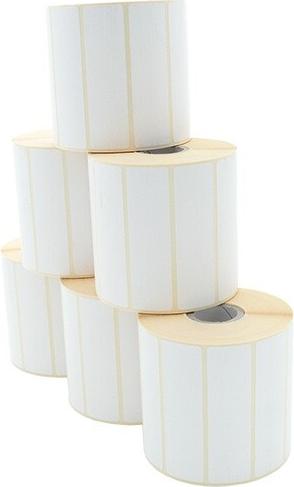 ARTDEV Etikettenrolle - Thermodirekt, 80 x 23mm, D100mm, Kern 25,1500 Etiketten/Rolle, permanent, 4... (EDP 080-023 K25 D100)