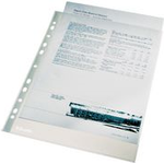 Esselte Prospekthülle Premium, A4, PP, genarbt, 0,11 mm oben offen, dokumentenecht, Eurolochung, verstärkter - 1 Stück (23743)